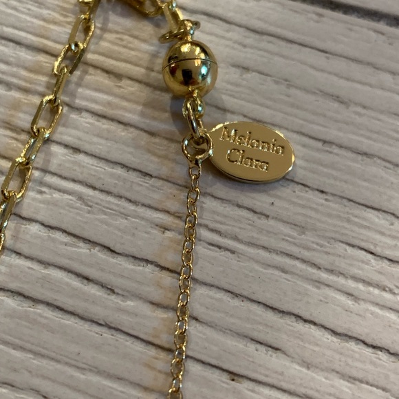 New Melania Clara design by Alexa Rae Gold Mariela Necklace. - Picture 2 of 4